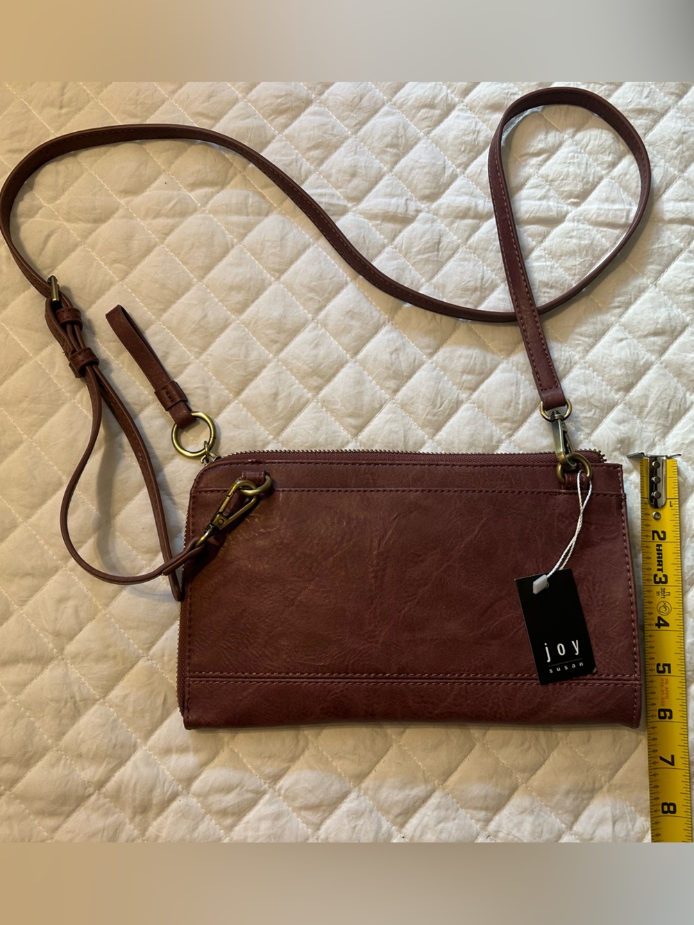 Joy Susan Mauvewood Karina Convertible Crossbody Wristlet & Wallet